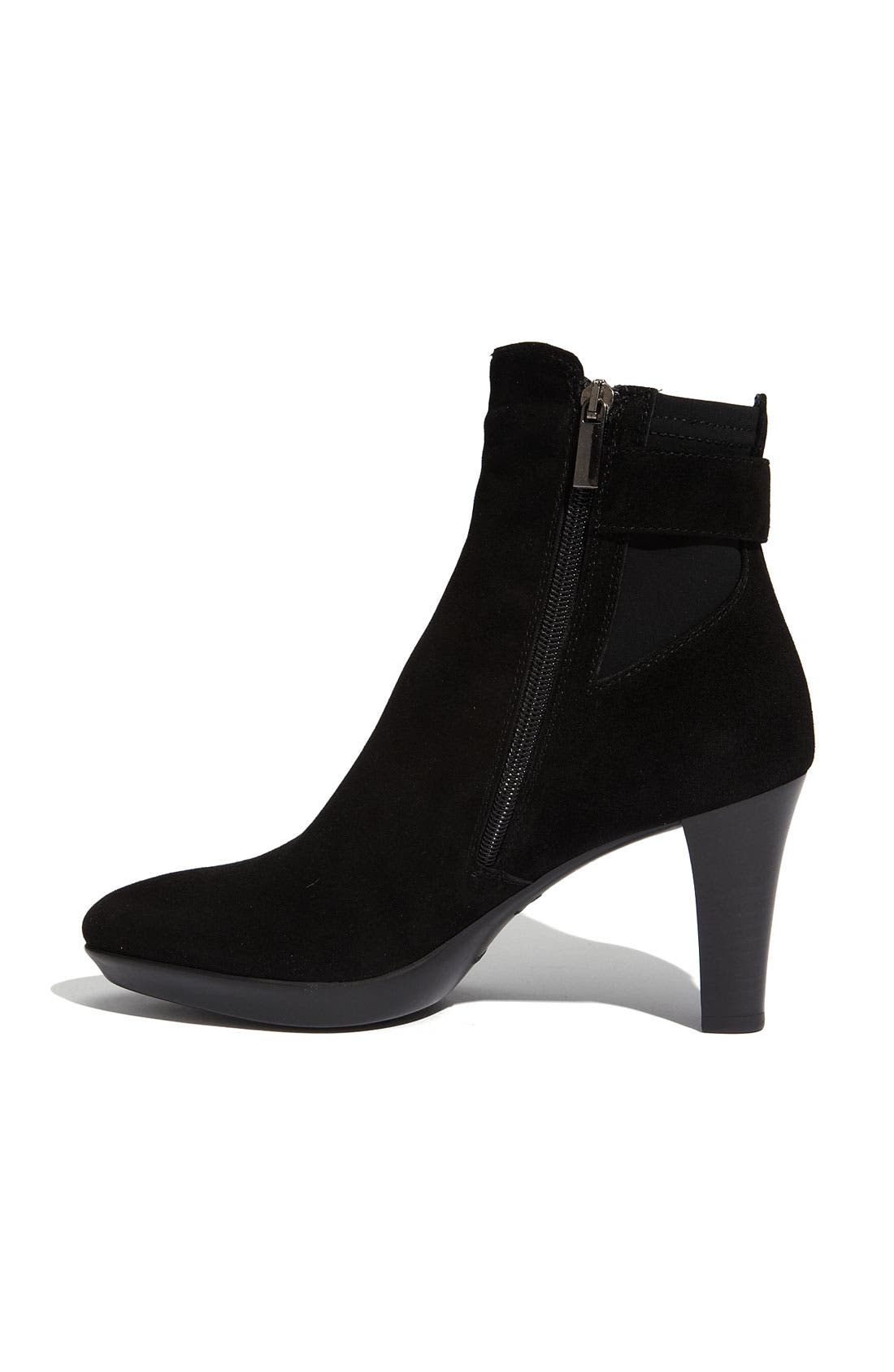 by Marvin K. 'Royal' Weatherproof Bootie (Nordstrom Exclusive), Alternate, color, BLACK NAPPA SUEDE