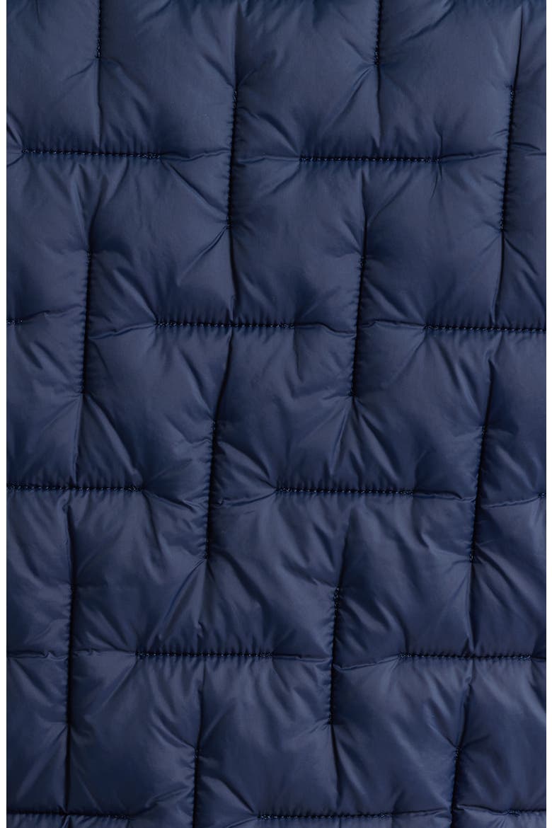 Water Resistant Space Quilted Vest, Alternate, color, NAVY