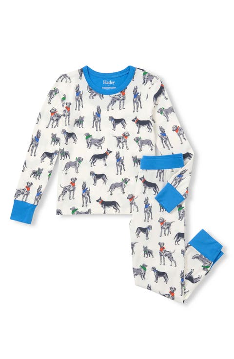 Kids' Bandana Dogs Pajama Set
