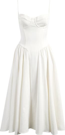Samaria Corset Fit & Flare Dress