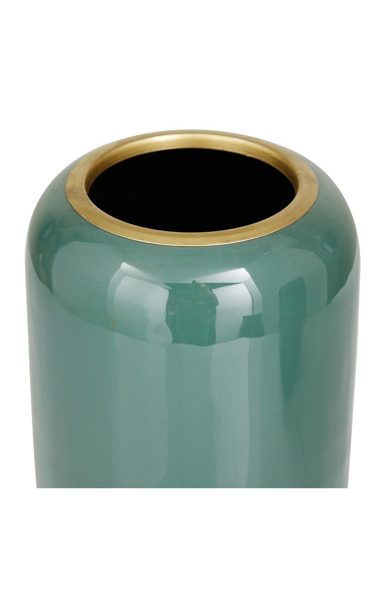 Novogratz Green 2-Piece Metal Vase, Alternate, color, 