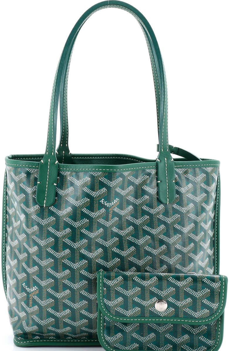 Pre-Owned Goyard Anjou Reversible Tote Coated Canvas Mini, Alternate, color,