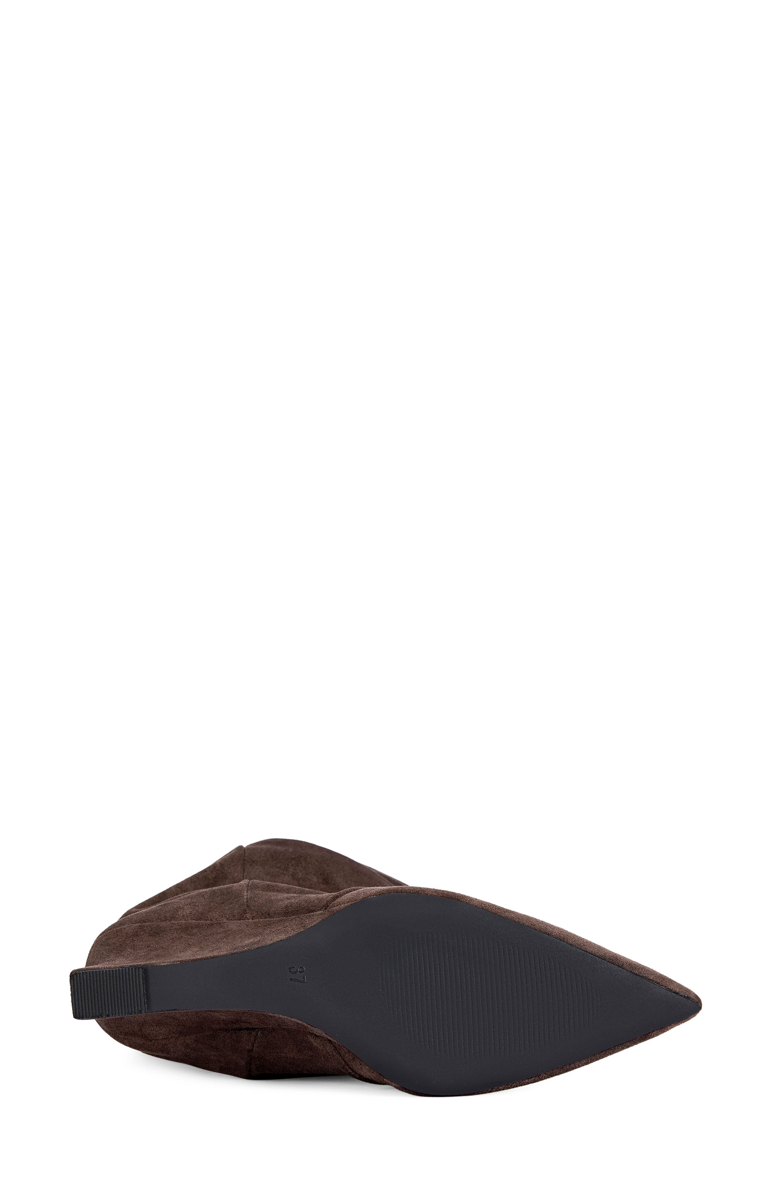 Alissa Slouchy Wedge Bootie, Alternate, color, CHOCOLATE
