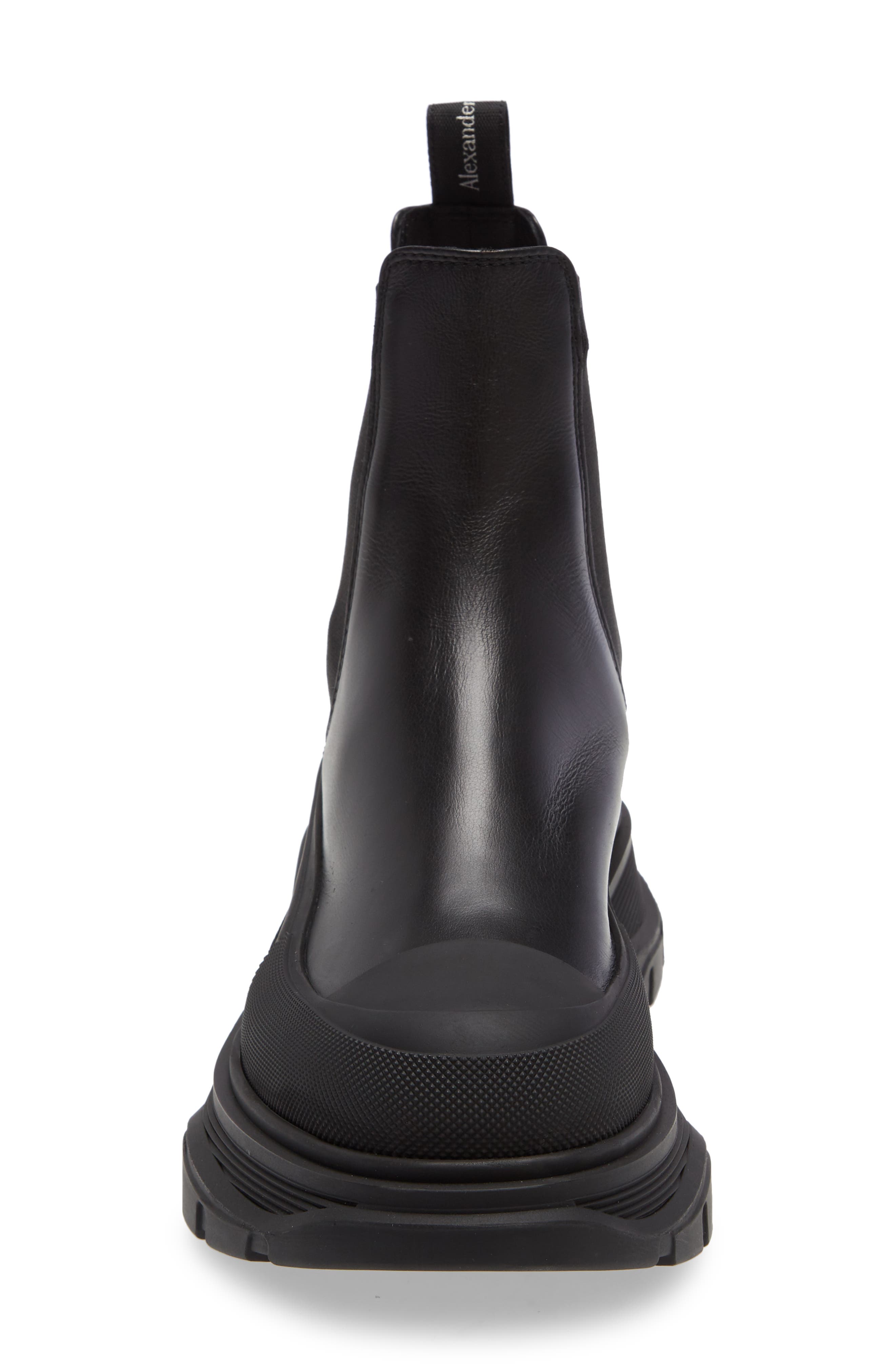 McQueen Alexander McQueen Tread Slick Chelsea Boot, Alternate, color, 