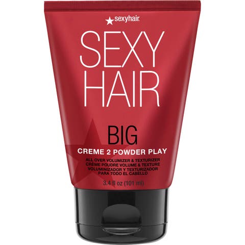SexyHair Big Creme 2 Powder Play All Over Volumizer and Texturizer 3.4 Oz