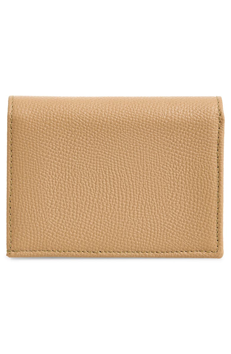 Valentino Garavani VLOGO Signature Leather Wallet, Alternate, color, Rose Sand