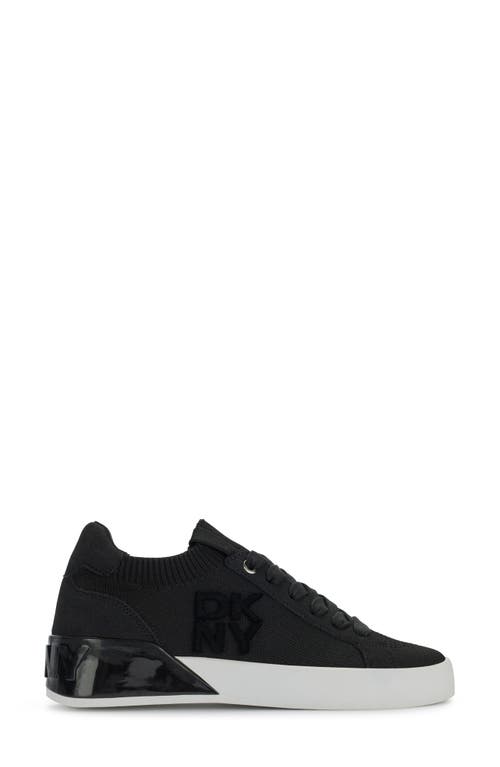 Dkny Celisha Wedge Sneaker In Black