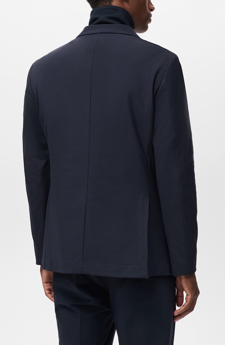 MANGO Zurich Slim Fit Thermolite<sup>®</sup> Suit Jacket, Alternate, color, Navy