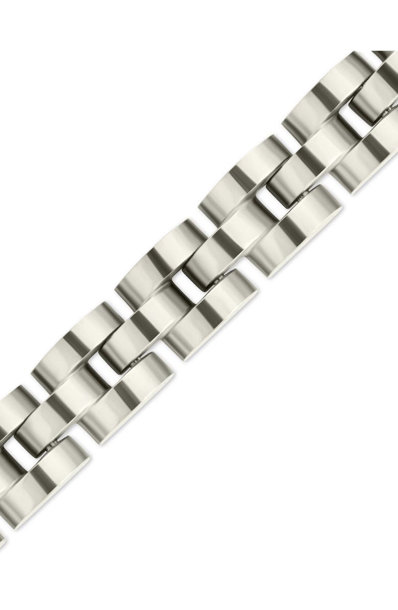 Sterling Forever Dainty Thin Band Bracelet, Alternate, color, Silver