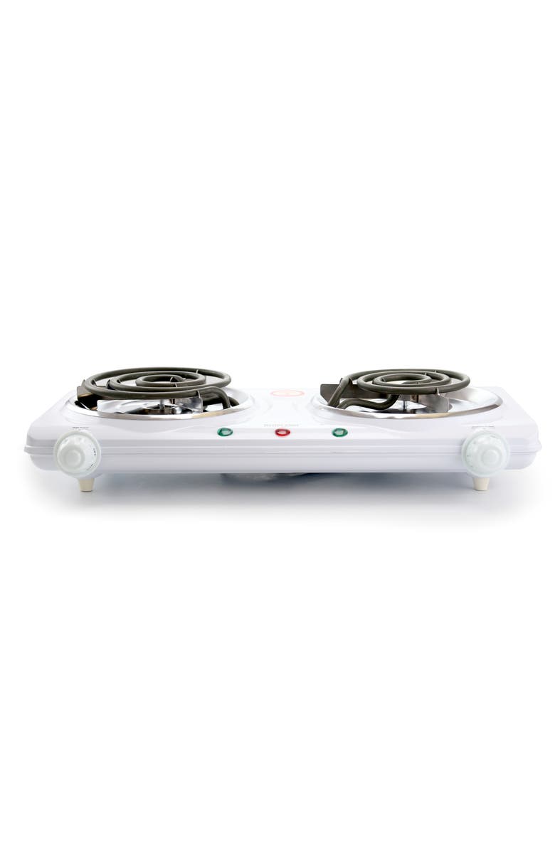 Better Chef Dual Element Electric Countertop Range, Alternate, color, White