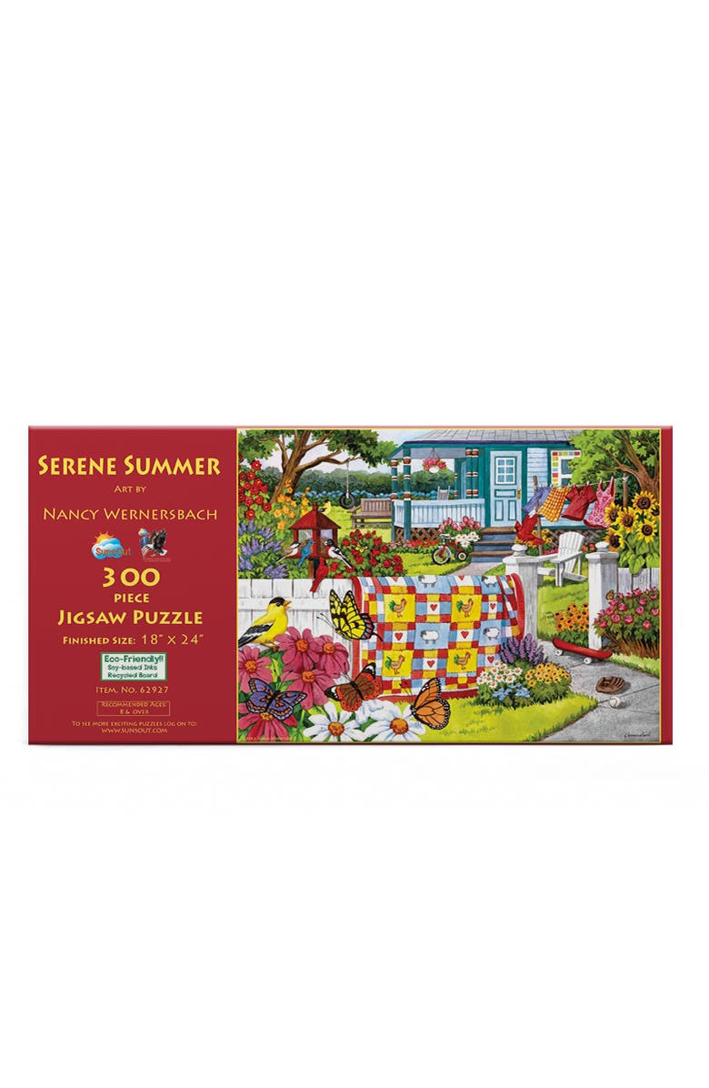 Sunsout Serene Summer 300 piece Jigsaw Puzzle for Adults, Alternate, color, Multicolor