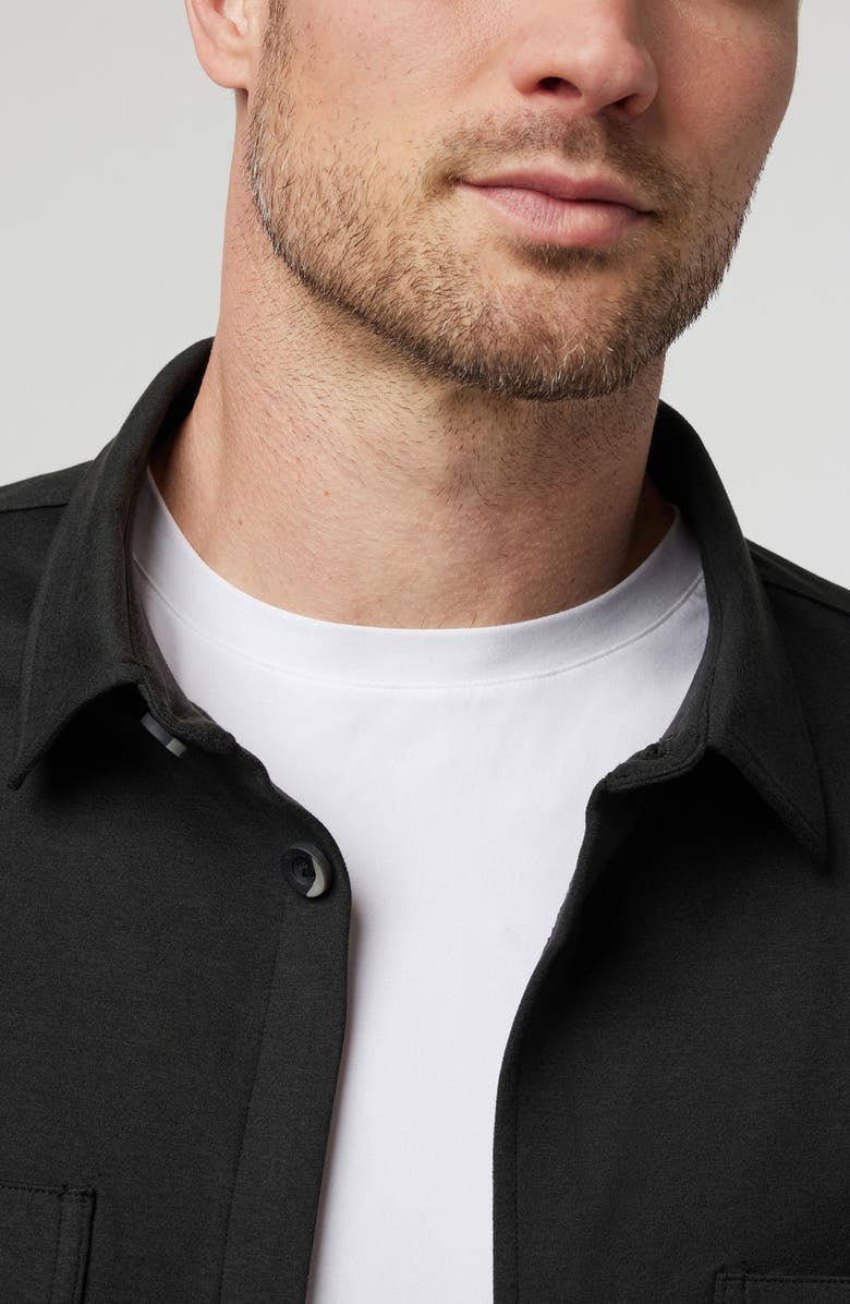 Vuori Coronado Shirt Jacket, Alternate, color, Black Heather