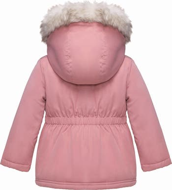 Borg Lining Puffer Coat