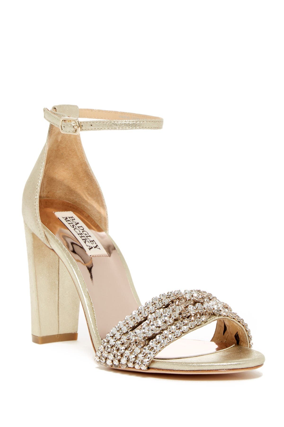 Badgley Mischka Collection Badgley Mischka Tessa Crystal Embellished Sandal, Main, color, 