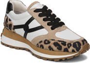 Veronica Beard Valentina Leopard Contrast Sneaker