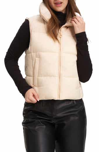 Devi Mixed Media Quilted Vest