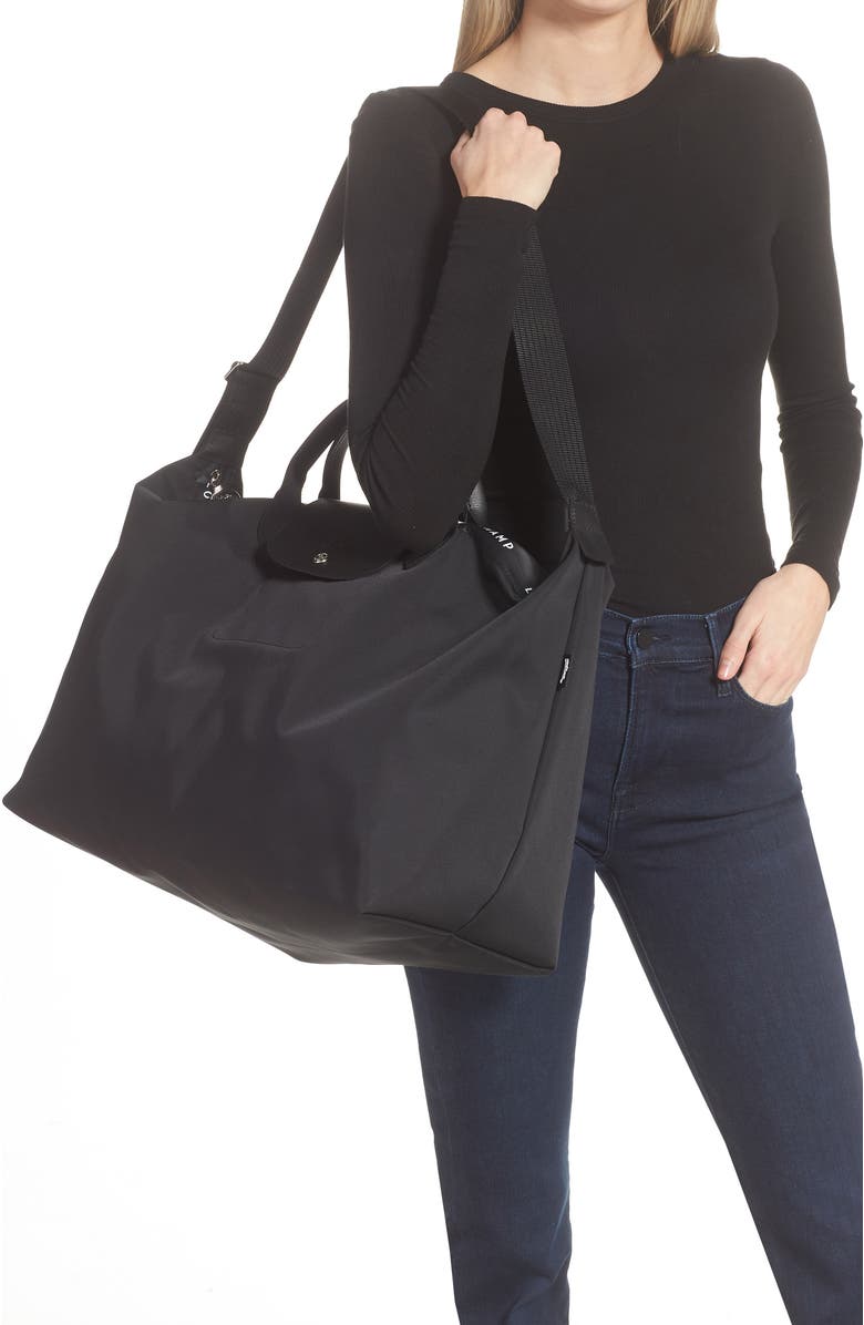 Longchamp Large Le Pliage Energy Recycled Canvas Travel Duffle Bag, Alternate, color,