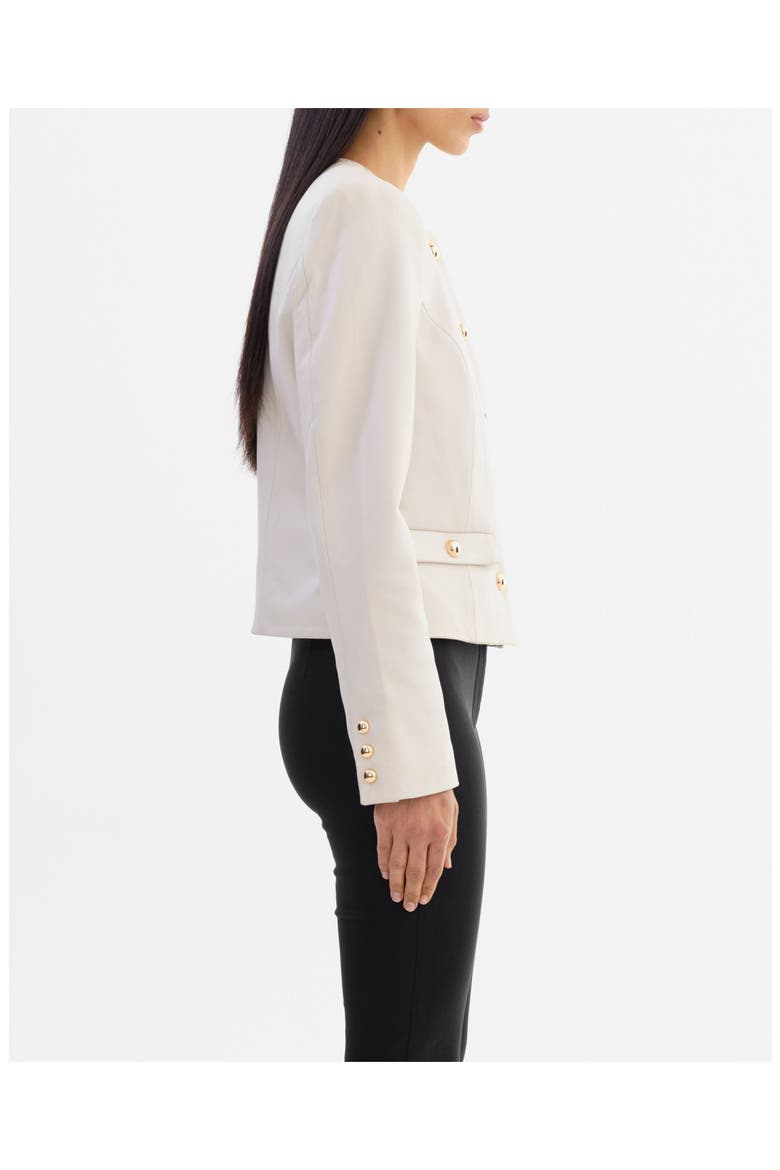 Lynn | Leather Jacket, Alternate, color, Whisper White