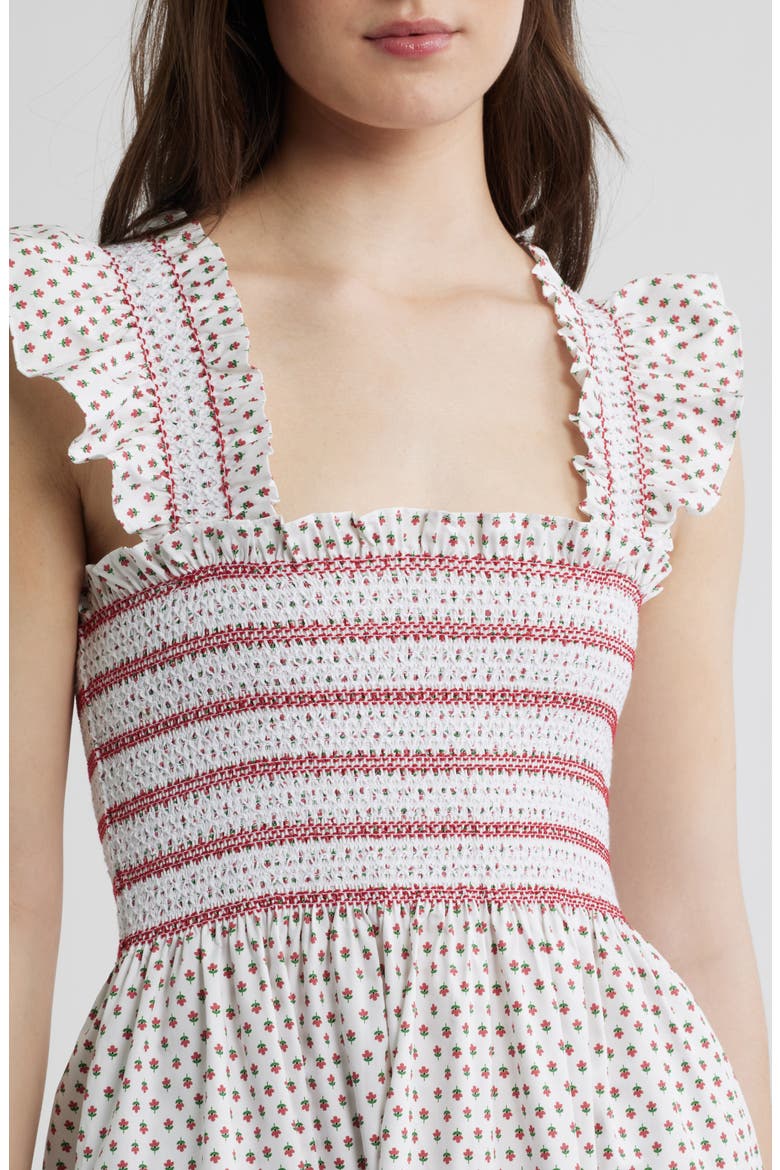 The Ellie Nap Midi Dress, Alternate, color, POPPY HALF DROP WHITE