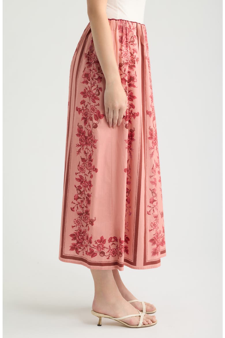 Reese Print Ankle Skirt, Alternate, color, OREE PRINT
