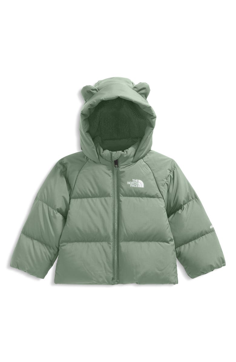 The North Face Baby North Down Fleece Lined Jacket, Main, color, Slate Moss
