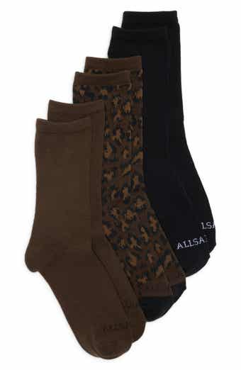 Animal Pattern 3-Pack Crew Socks