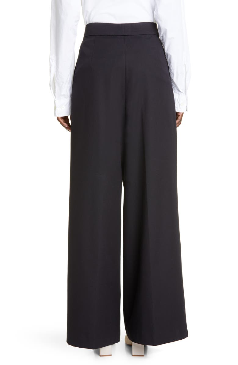Dries Van Noten Pamplona Cotton Blend Wide Leg Pants, Alternate, color, 