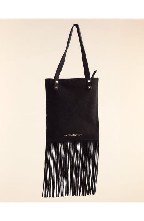 CYNTHIA ROWLEY CYNTHIA ROWLEY FELICITY FRINGE SUEDE TOTE 