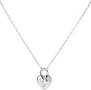MADE BY MARY CZ Heart Pendant Necklace