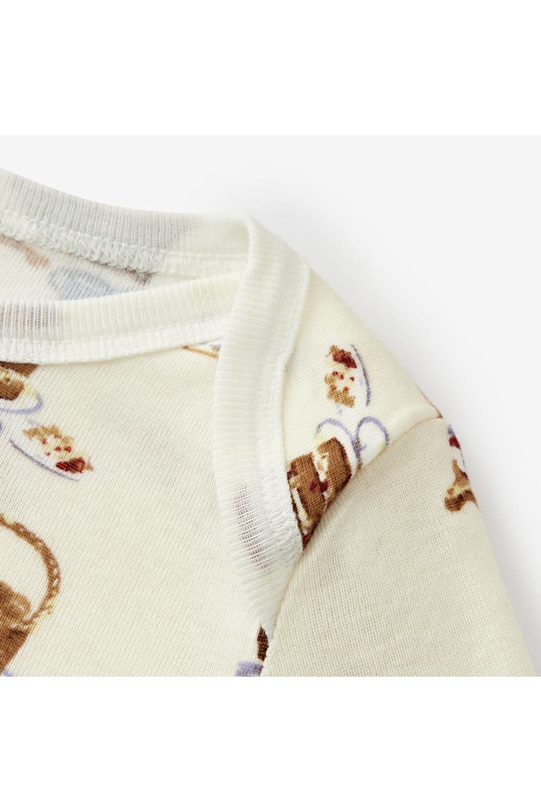 Organic Cotton Long Sleeve One Piece, Alternate, color, Picnic