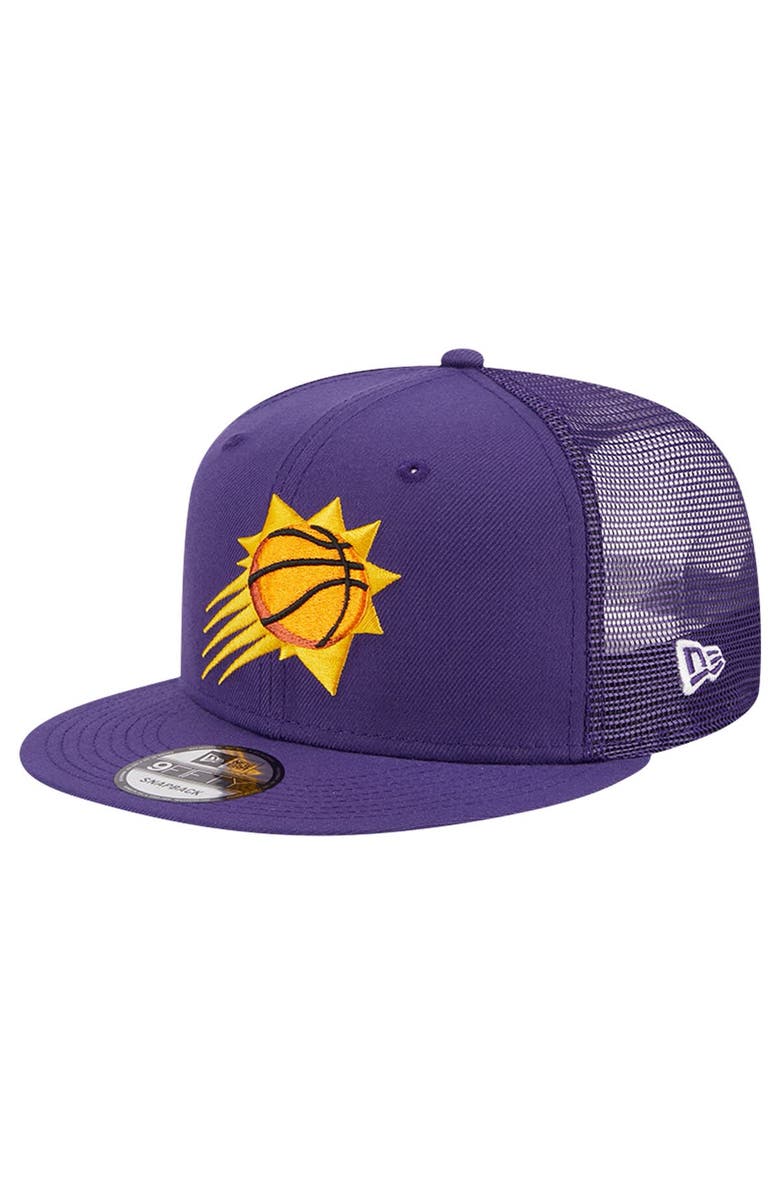New Era Men's New Era Purple Phoenix Suns Evergreen Meshback 9FIFTY Snapback Hat, Main, color, Purple