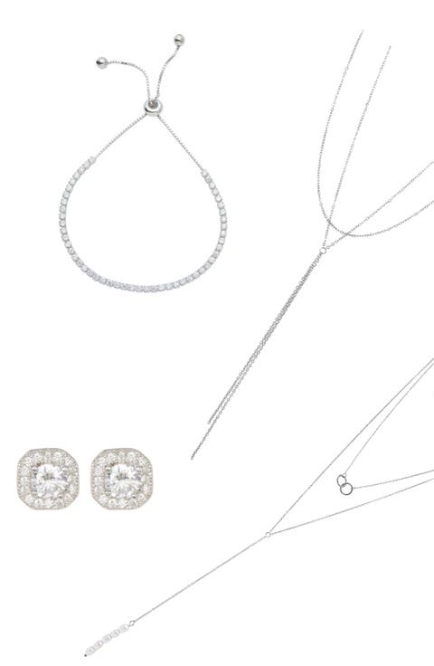 Silver 4-Piece Mixed Combo Set