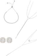 Adornia Silver 4-Piece Mixed Combo Set