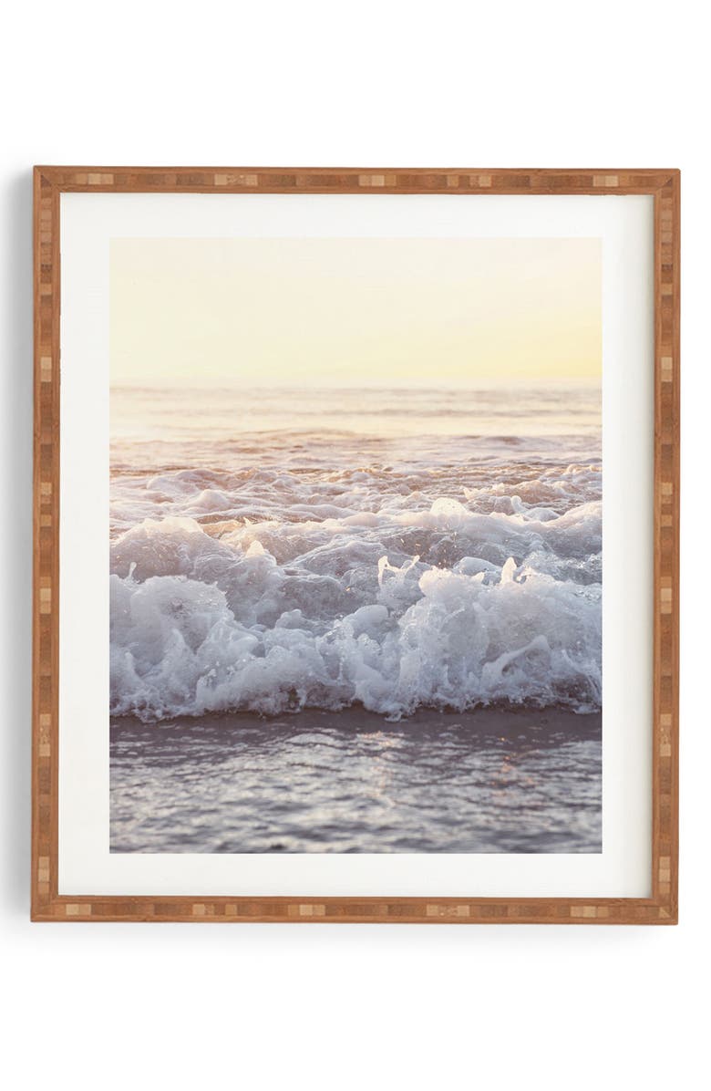 Deny Designs Beach Splash Framed Wall Art, Main, color, 