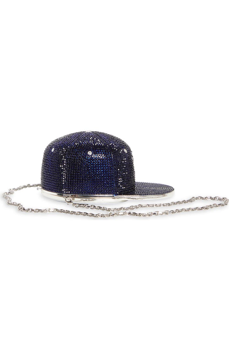 JUDITH LEIBER COUTURE MLB<sup>™</sup> New York Yankees Baseball Cap Clutch, Alternate, color, Silver Dark Indigo Multi