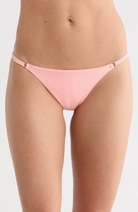 Moss Adjustable Side String Bikini Bottoms