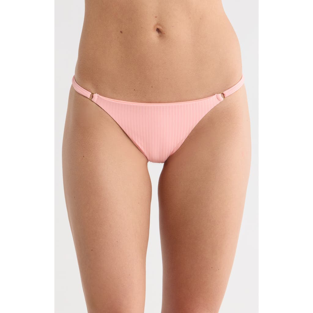 Vitamin A ® Moss Adjustable Side String Bikini Bottoms In Pink