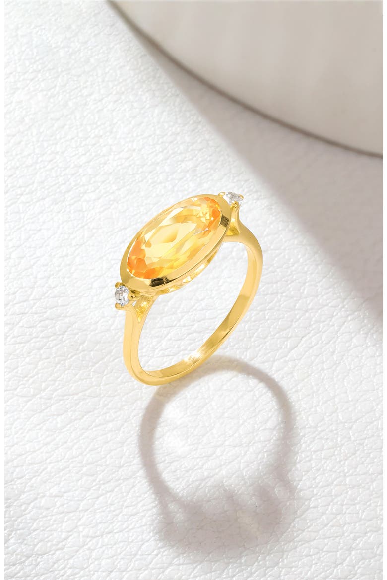 Amethyst Oval Ring, Alternate, color, GOLD