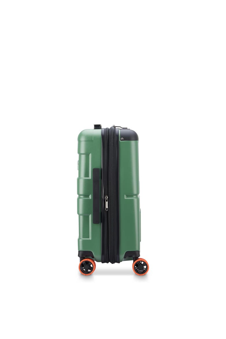 JH002B Carry-On 19 Inch Hardside Expandable Luggage with Spinner Wheels, Alternate, color, Elm Green