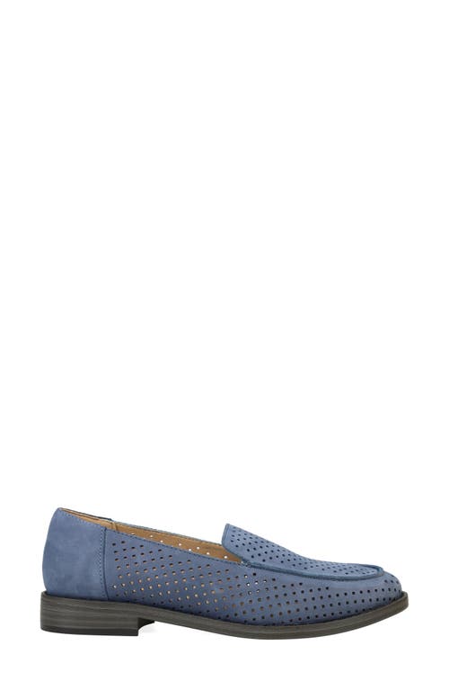 Eileen Fisher Abode Leather Loafer In Blue