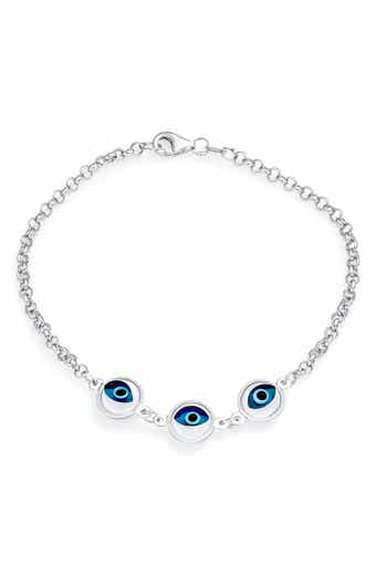 BLING JEWELRY Evil Eye Glass Bead Bracelet