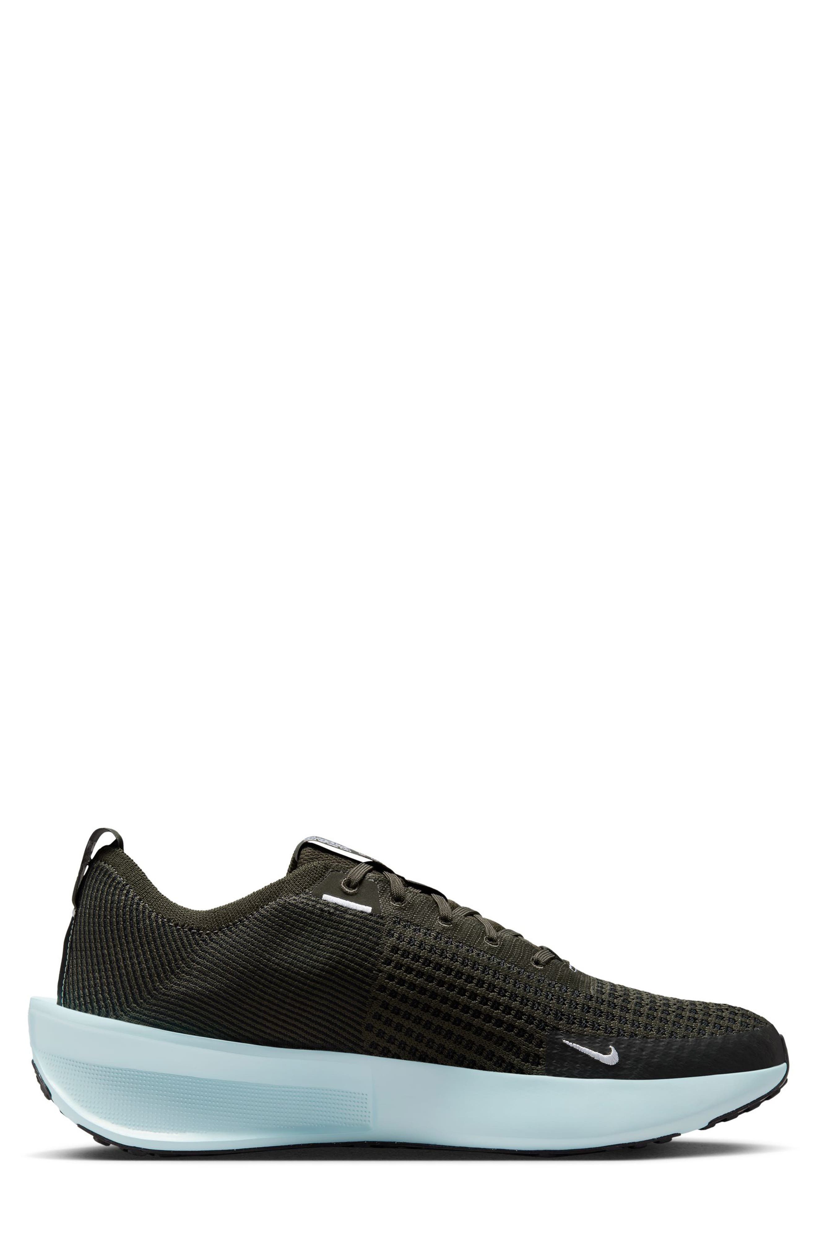 Nike Interact Run Running Sneaker, Alternate, color, Sequoia/ White/ Black