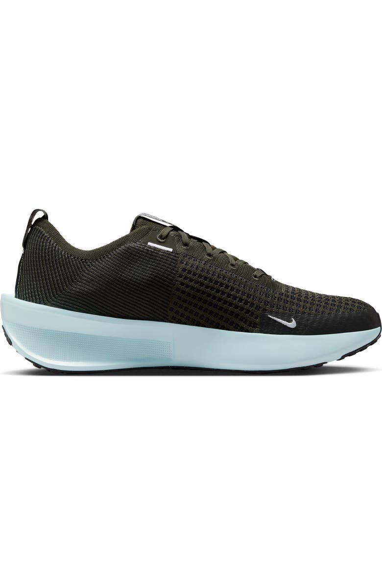 Nike Interact Run Running Sneaker, Alternate, color, Sequoia/ White/ Black