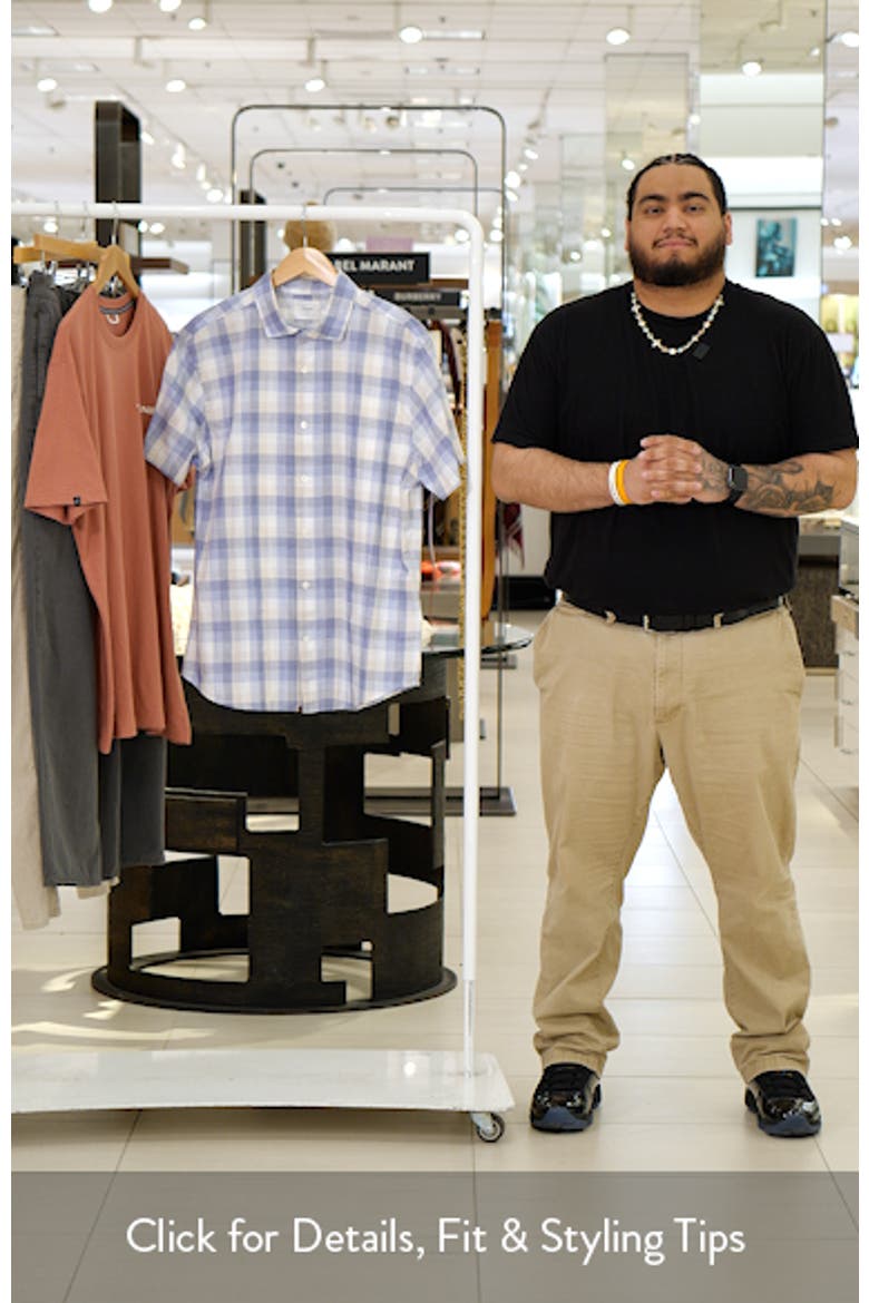 Hutcheson Plaid Short Sleeve Button-Up Shirt video