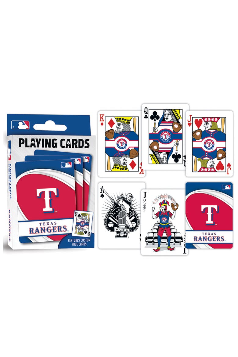 Texas Rangers Playing Cards, Alternate, color, Multicolor