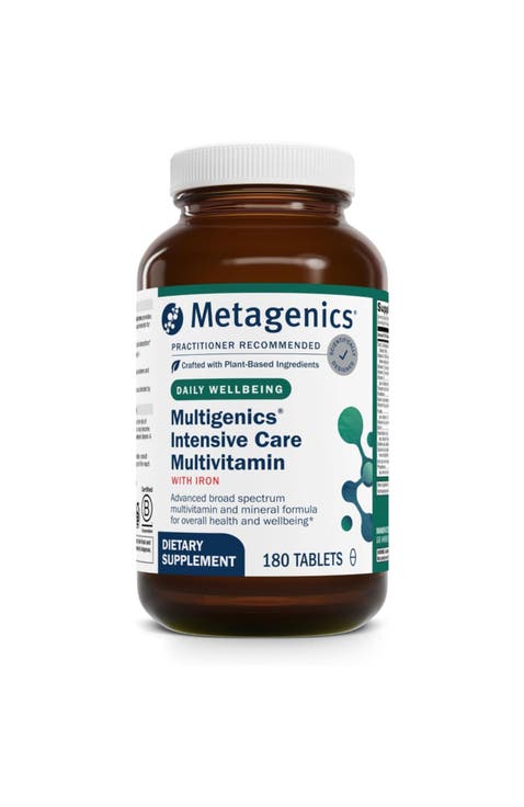 Multigenics Intensive Care Multivitamin with Iron High-Absorption Formula 180 Tablets