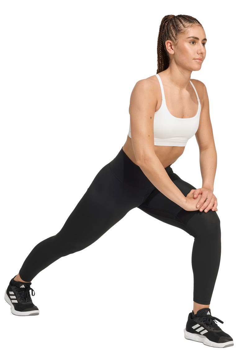 All Me Low Impact Sports Bra, Alternate, color, WHITE