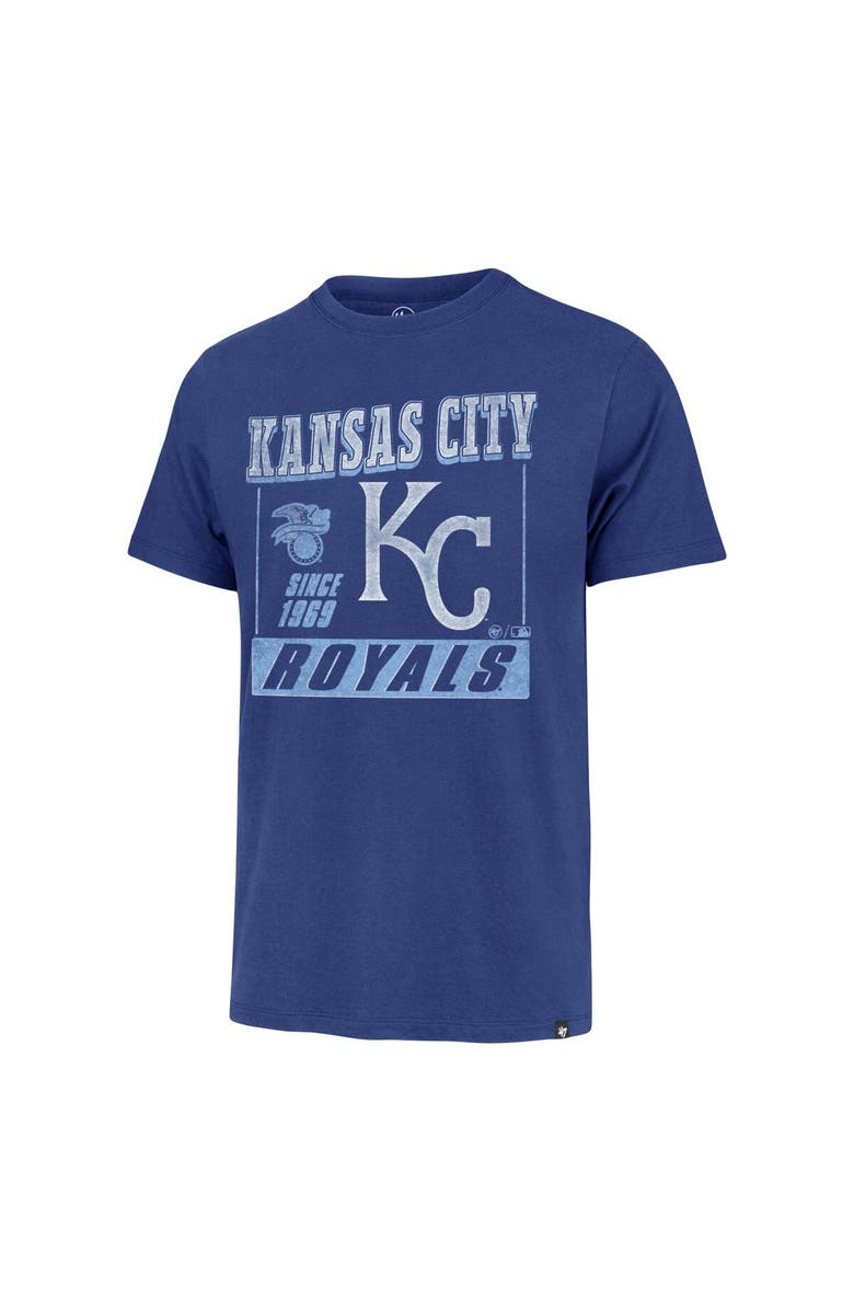 '47 Men's '47 Royal Kansas City Royals Outlast Franklin T-Shirt, Alternate, color, Royal