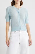 FRAME The Short Sleeve Cashmere Cardigan