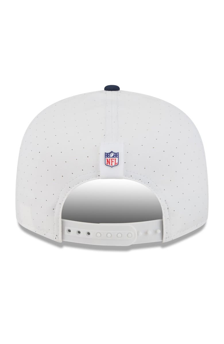 New Era Men's New Era  White/Navy Tennessee Titans 2025 NFL Training Camp Split Panel 9FIFTY Snapback Hat, Alternate, color, White